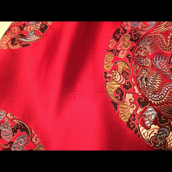 JALOUX GORGEOUS Silk Skirt w/Beaded Fringe… - Picture 8 of 11